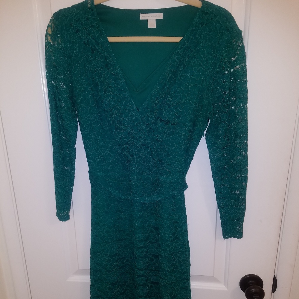 Emerald Lace Dress